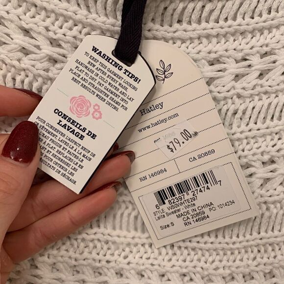 NWT Hatley Knit Cap Sleeve Sweater - Picture 5 of 10